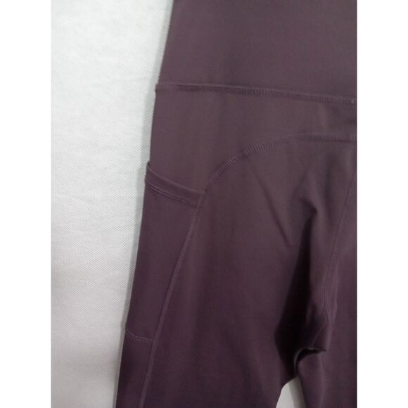 Zyia Active sz 4 purple yoga workout leggings capri stretch active wear - Picture 7 of 13